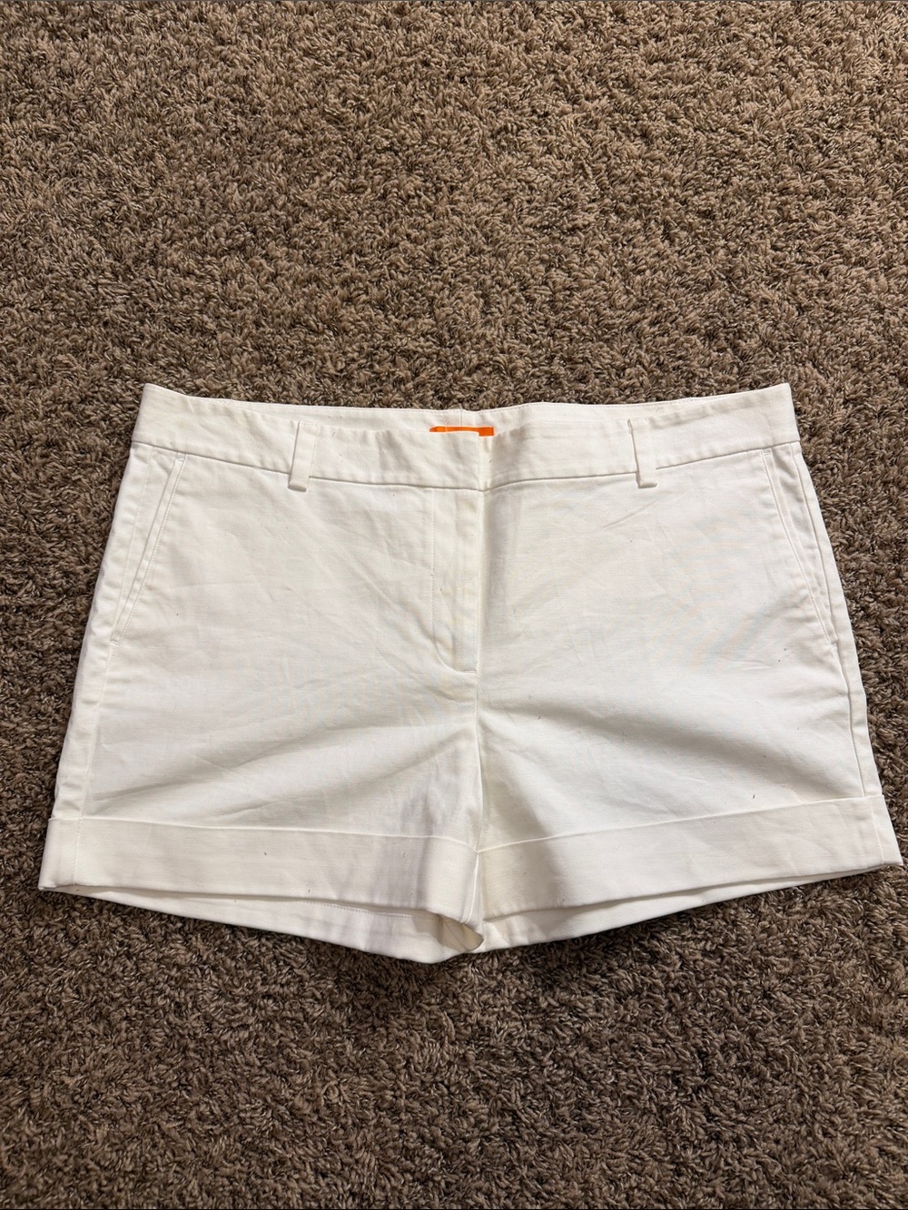 Joe Fresh White Cuffed Bermuda Shorts
